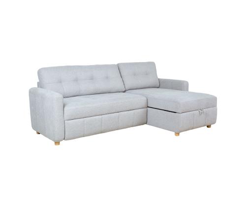 Kulmasohva WAIOLA 226x84/143xH90cm, harmaa