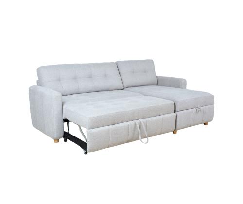 Kulmasohva WAIOLA 226x84/143xH90cm, harmaa