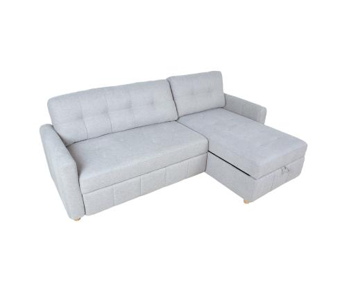 Kulmasohva WAIOLA 226x84/143xH90cm, harmaa