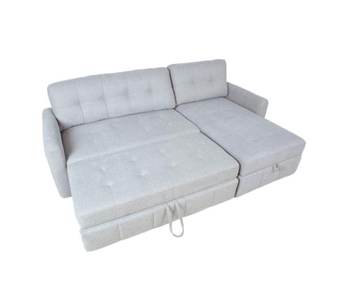 Kulmasohva WAIOLA 226x84/143xH90cm, harmaa