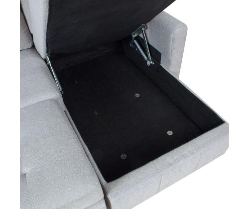 Kulmasohva WAIOLA 226x84/143xH90cm, harmaa
