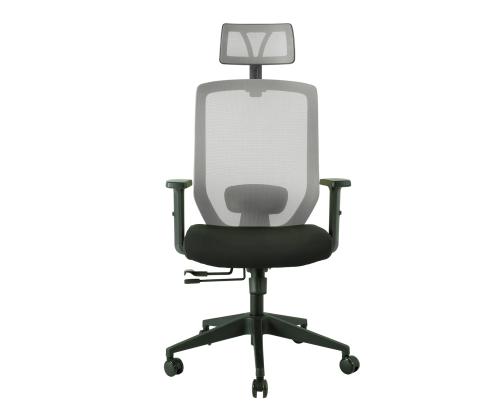 Tietokonetuoli/työtuoli JOY 64x64xH115-125cm, musta/harmaa