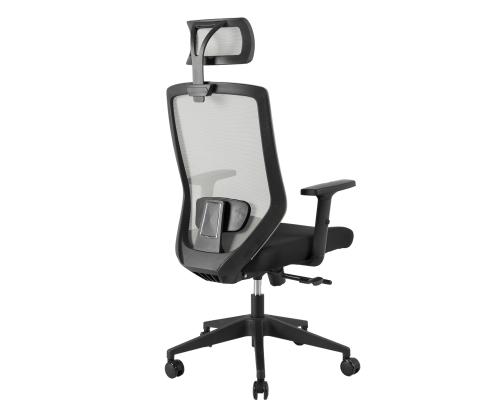 Tietokonetuoli/työtuoli JOY 64x64xH115-125cm, musta/harmaa