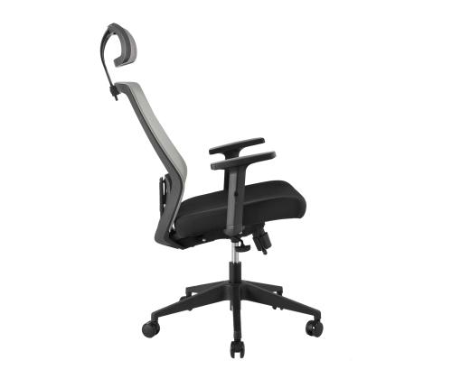 Tietokonetuoli/työtuoli JOY 64x64xH115-125cm, musta/harmaa