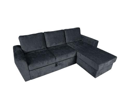 Kulmasohva INGMAR 242x168/92xH92cm, antrasiitinharmaa