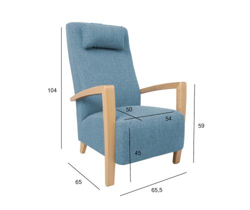 Nojatuoli VENLA vaaleansininen
