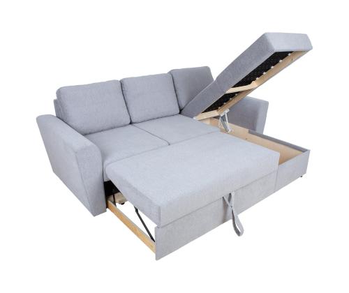 Kulmasohva INGA 217x92/160xH92cm, harmaa
