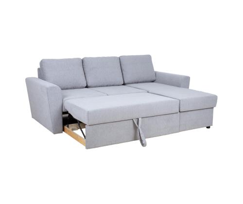 Kulmasohva INGA 217x92/160xH92cm, harmaa