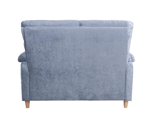 Sohva INGRID 2-istuttava 155x83xH105cm, harmaa-sininen