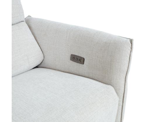 Sohva MIAMI 3-paikkainen sähköinen lepotuoli 199x92xH99cm, vaalean beige