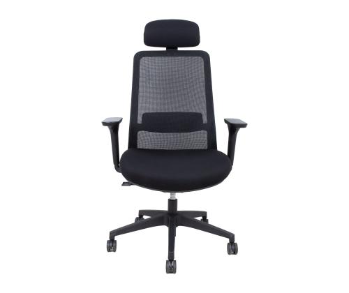 Työtuoli SANTO 66x66xH115-125cm, musta verkkokangas