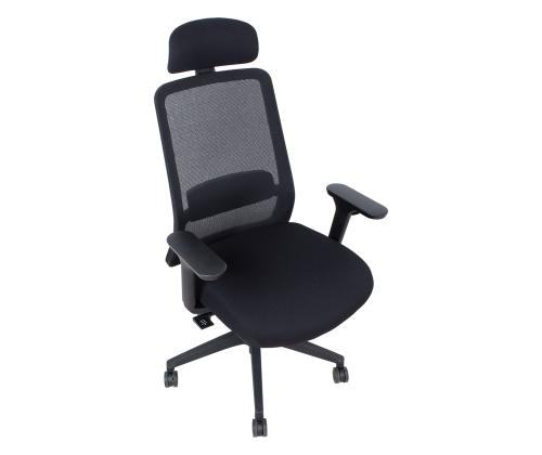 Työtuoli SANTO 66x66xH115-125cm, musta verkkokangas