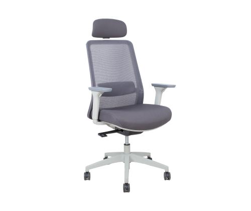 Työtuoli SANTO 64x64xH115-125m, harmaa verkkokangas