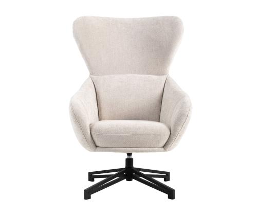 Nojatuoli LIONEL 75x80xH110cm, valkoinen