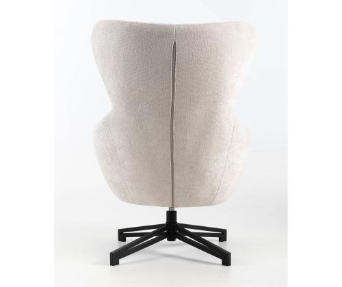 Nojatuoli LIONEL 75x80xH110cm, valkoinen