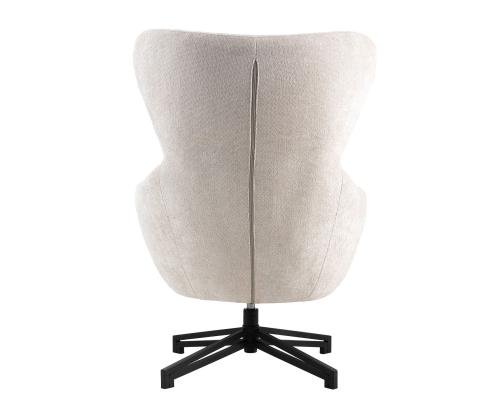 Nojatuoli LIONEL 75x80xH110cm, valkoinen