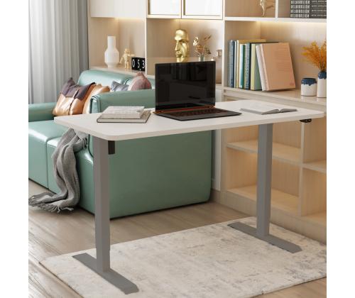 Pöytäjalka ERGO 1 -moottorilla, hopeanharmaa