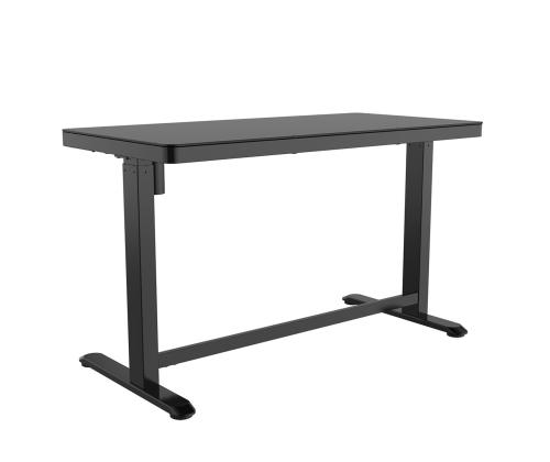 Säädettävä pöytä ERGO 1-moottori 120x60xH72-121cm, musta, melamiinilevy, teräs