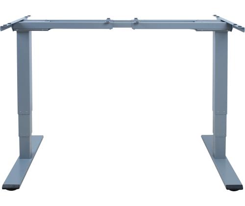 Pöydänjalka ERGO OPTIMAL 2 moottorilla, hopeanharmaa