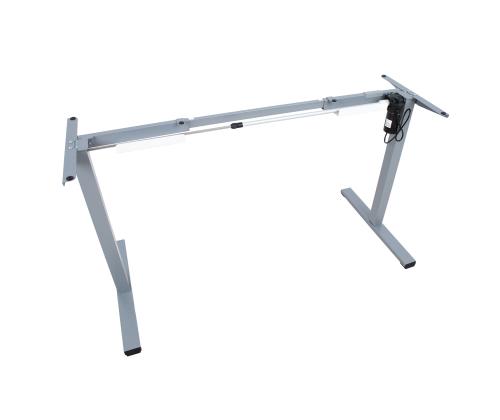 Pöytäjalka ERGO OPTIMAL 1-moottorilla, hopeanharmaa