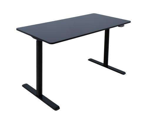 Pöytä ERGO LIGHT 1 moottorilla 120x60xH72,5-117,5cm, musta