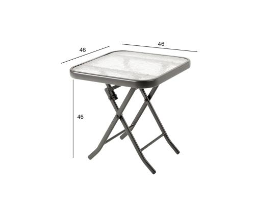 Pöytä DUBLIN 46x46x46cm, taitettava