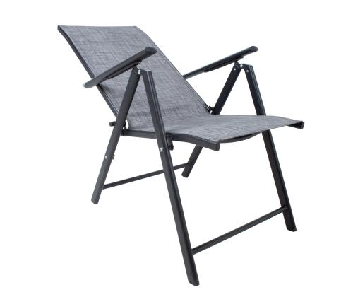 Taitettava tuoli DUBLIN 54x69xH102cm, harmaa