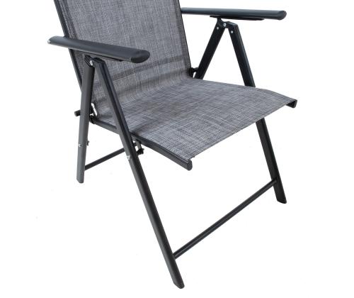 Taitettava tuoli DUBLIN 54x69xH102cm, harmaa