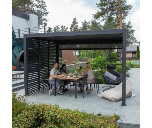 Katos MIRADOR 3x3xH2,5m, tummanharmaa