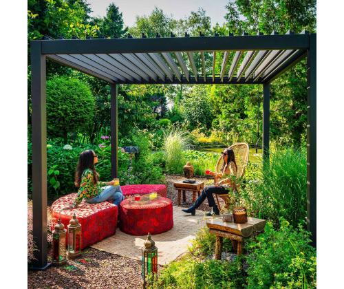 Katos MIRADOR 3x3xH2,5m, tummanharmaa