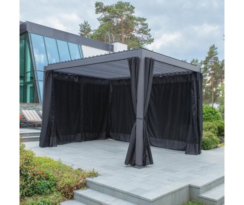 Polyesteriverhot kuomulle MIRADOR-111 3x4m, musta