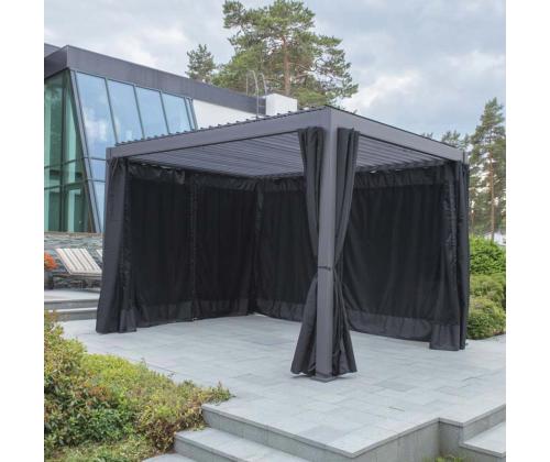 Polyesteriverhot kuomulle MIRADOR-111 3x4m, musta