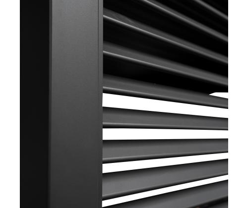 Säleseinä katos MIRADOR 93x235cm, tummanharmaa