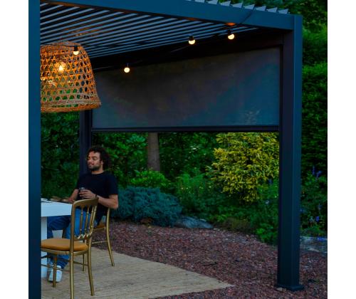 Kaihdin markiisi MIRADOR-111 3m, harmaa