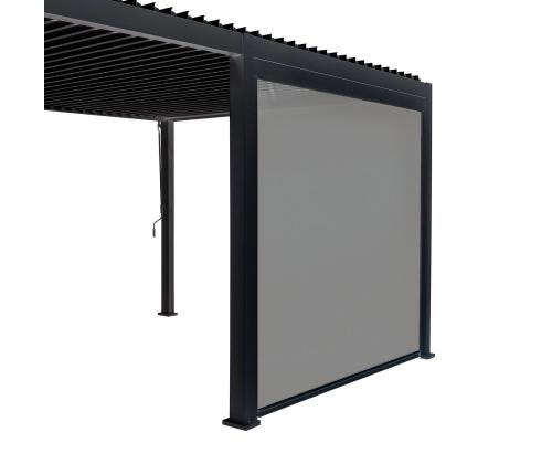 Pohjaseinä katos MIRADOR 4m, harmaa