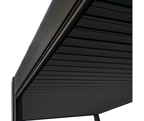 Pohjaseinä katos MIRADOR 4m, harmaa