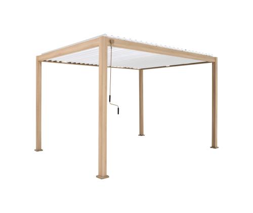 Katos MIRADOR-111 3x4m, kevyt puukuorinen kuori