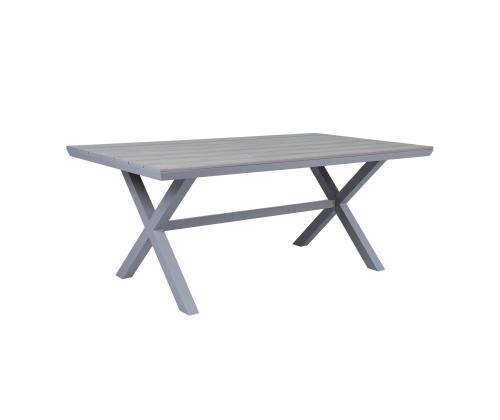 Pöytä CORINNA 180x100x74cm, vaaleanharmaa