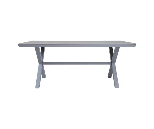 Pöytä CORINNA 180x100x74cm, vaaleanharmaa