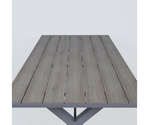 Pöytä CORINNA 180x100x74cm, vaaleanharmaa