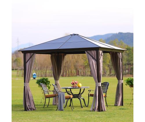 Katos SUNSET 3x3xH2,67m, ruskea/tape