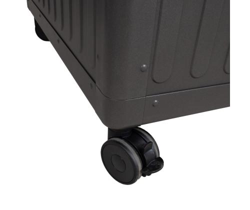 Säilytyslaatikko MIRADOR 130x60,4xH80cm, tummanharmaa