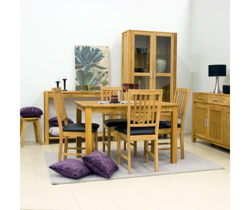 Tuoli GLOUCESTER musta/tammi