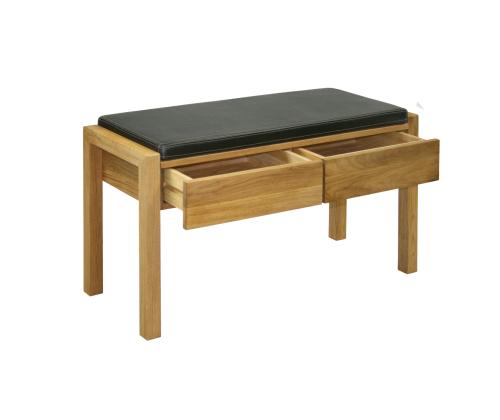 MONDEO penkki 2 laatikolla 88x36xH49,2cm, tammi