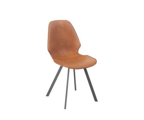 Tuoli HELENA 46,5x53xH87cm, vaaleanruskea