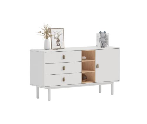 Lipasto IRIS 140x40xH75cm, valkoinen