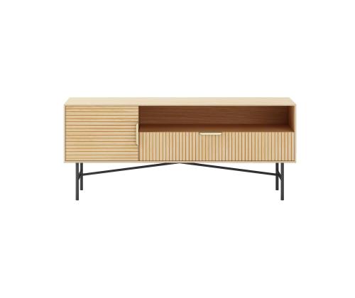 TV-pöytä BASSEL 120x40xH50cm, 3D melamiini