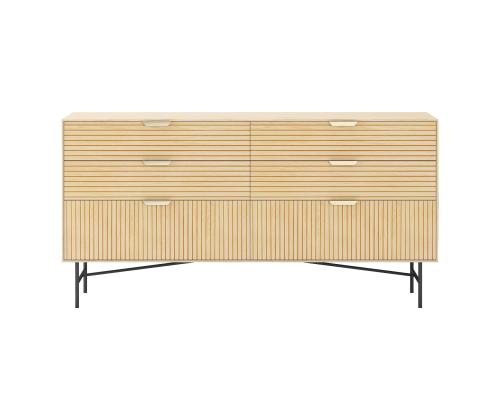 Lipasto BASSEL 120x40xH80cm, 3D melamiini