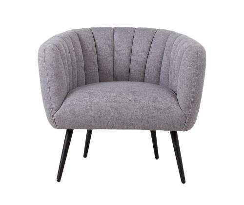 Nojatuoli TUCKER 78x71xH69cm harmaa, polyesterikangas, metalli