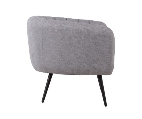 Nojatuoli TUCKER 78x71xH69cm harmaa, polyesterikangas, metalli